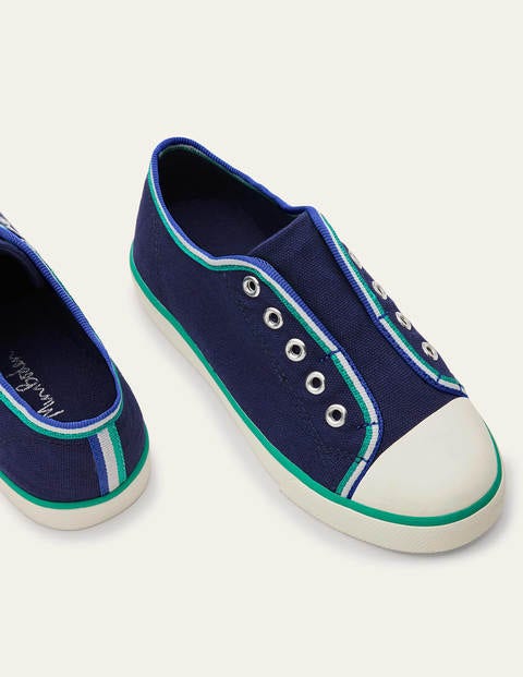 Chaussures sans lacets en toile - College Navy Chaussures sans lacets en toile - College Navy