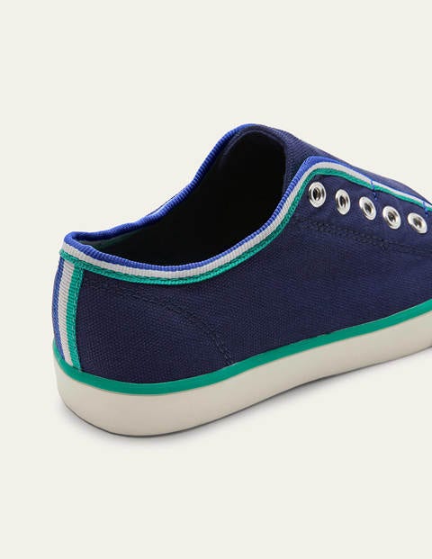 Chaussures sans lacets en toile - College Navy Chaussures sans lacets en toile - College Navy
