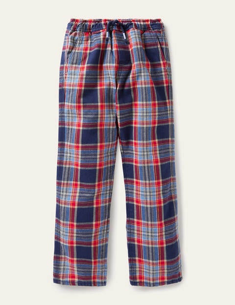 Lässige schmale Hose zum Hineinschlüpfen - Rockabilly-Rot/Navy Lässige schmale Hose zum Hineinschlüpfen - Rockabilly-Rot/Navy