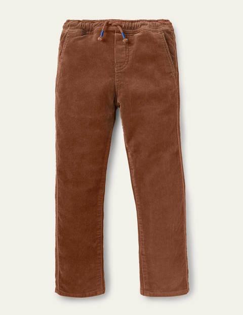 Relaxed Slim Pull-on Pants - Terrier Brown Cord Relaxed Slim Pull-on Pants - Terrier Brown Cord