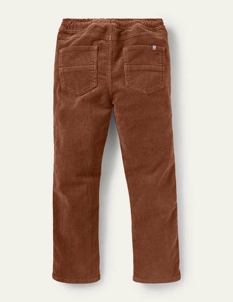 Relaxed Slim Pull-on Pants - Terrier Brown Cord Relaxed Slim Pull-on Pants - Terrier Brown Cord