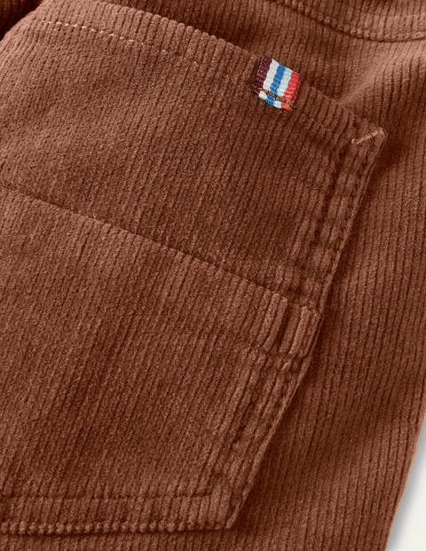 Relaxed Slim Pull-on Pants - Terrier Brown Cord Relaxed Slim Pull-on Pants - Terrier Brown Cord