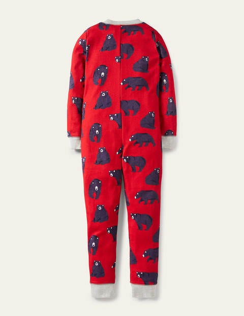 Cosy Sleep All-in-one - Rockabilly Red Bears Cosy Sleep All-in-one - Rockabilly Red Bears
