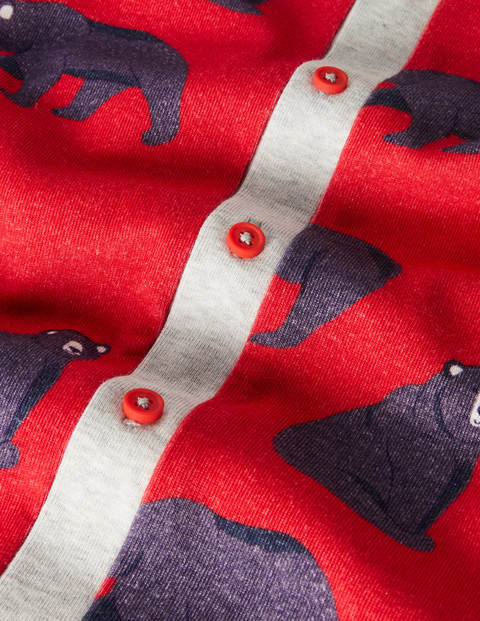 Cosy Sleep All-in-one - Rockabilly Red Bears Cosy Sleep All-in-one - Rockabilly Red Bears