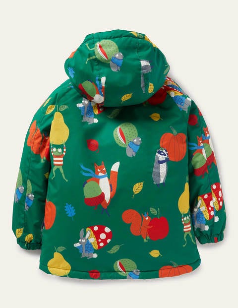 Cosy Sherpa-lined Anorak - Forest Green Bonkers Conkers Cosy Sherpa-lined Anorak - Forest Green Bonkers Conkers