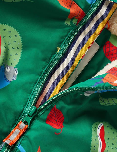 Cosy Sherpa-lined Anorak - Forest Green Bonkers Conkers Cosy Sherpa-lined Anorak - Forest Green Bonkers Conkers