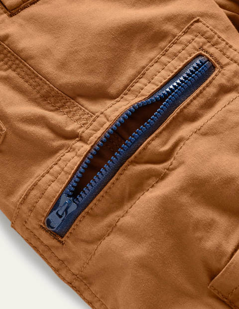 Cargohose mit kuscheligem Futter - Karamellbonbonbraun Cargohose mit kuscheligem Futter - Karamellbonbonbraun