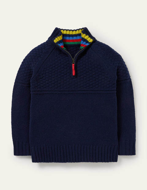 Half-zip Jumper - College Navy Half-zip Jumper - College Navy
