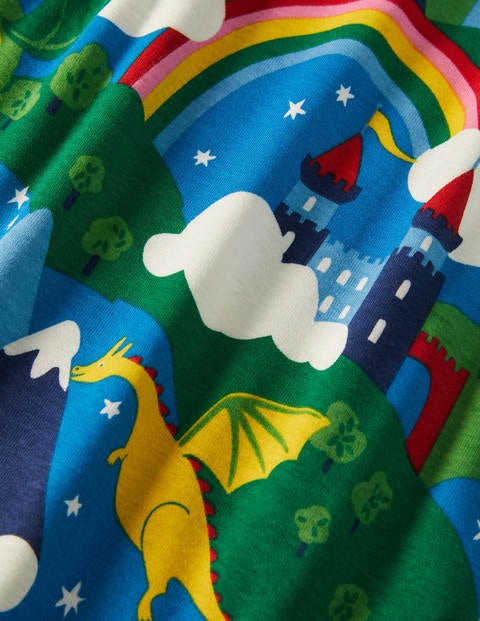 Twin Pack Snug Pajamas - Blue Rainbow Dragon Twin Pack Snug Pajamas - Blue Rainbow Dragon