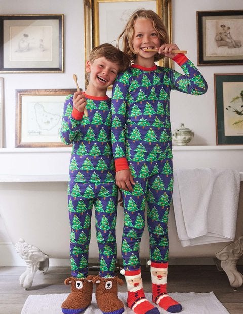Snug Glow-in-the-dark Pyjamas - Starboard Christmas Tree Snug Glow-in-the-dark Pyjamas - Starboard Christmas Tree
