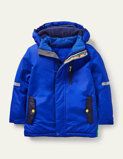 Wasserdichte Allwetterjacke - Blitzblau, Stern Wasserdichte Allwetterjacke - Blitzblau, Stern