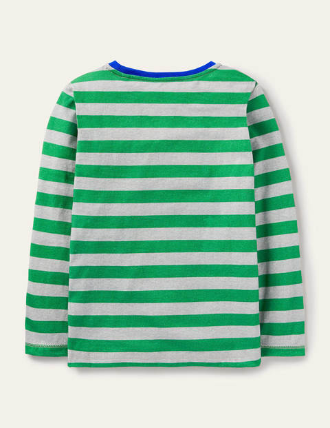 Supersoft Long-sleeved T-shirt - Grey Marl/Highland Green Supersoft Long-sleeved T-shirt - Grey Marl/Highland Green