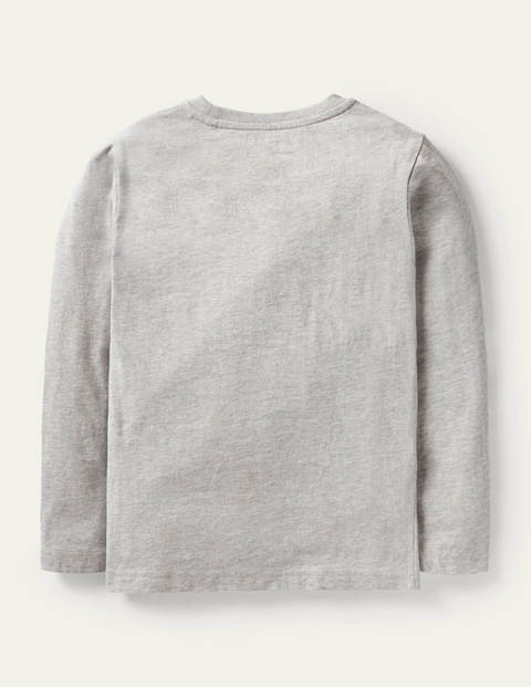 Lift-the-flap Spooky T-shirt - Grey Marl Haunted House Lift-the-flap Spooky T-shirt - Grey Marl Haunted House