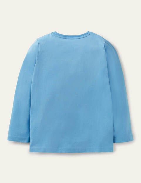 Oberteil mit lehrreichem Motiv - Surfbrett-Blau, Bodenschichten Oberteil mit lehrreichem Motiv - Surfbrett-Blau, Bodenschichten