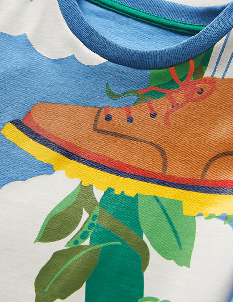 Graphic Fairytale T-shirt - Bluebell Beanstalk Graphic Fairytale T-shirt - Bluebell Beanstalk