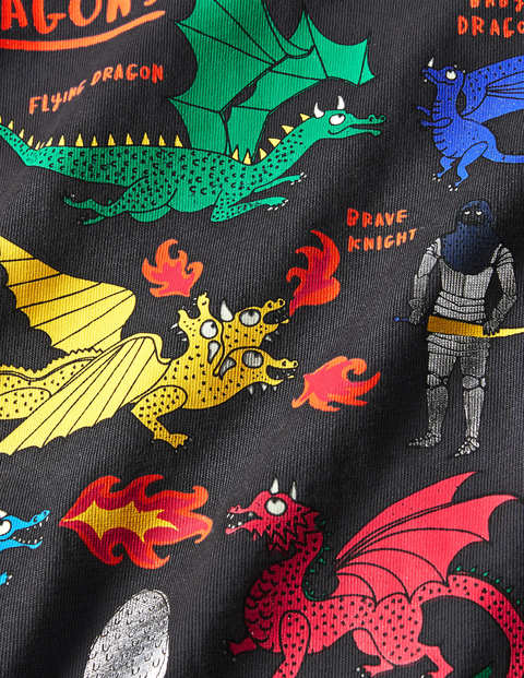 Glowing Magical T-shirt - Soot Grey Dragon Species Glowing Magical T-shirt - Soot Grey Dragon Species