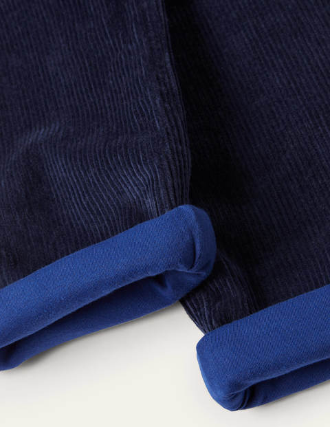 Cordhose mit kuscheligem Futter - Schuluniform-Navy Cordhose mit kuscheligem Futter - Schuluniform-Navy
