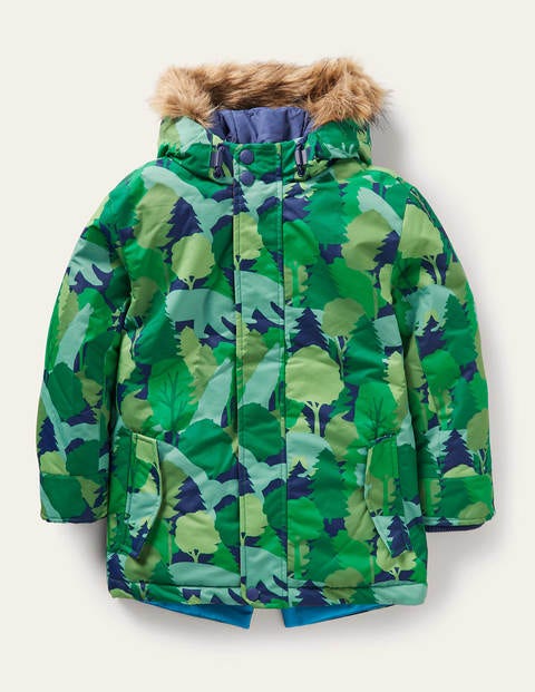Waterproof 4-in-1 Parka - Forest Woodland Camo