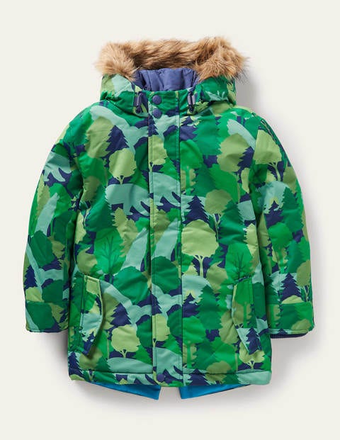 Waterproof 4-in-1 Parka - Forest Woodland Camo Waterproof 4-in-1 Parka - Forest Woodland Camo