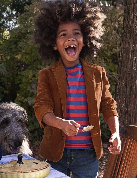 Cord Party Blazer - Terrier Brown Cord Party Blazer - Terrier Brown