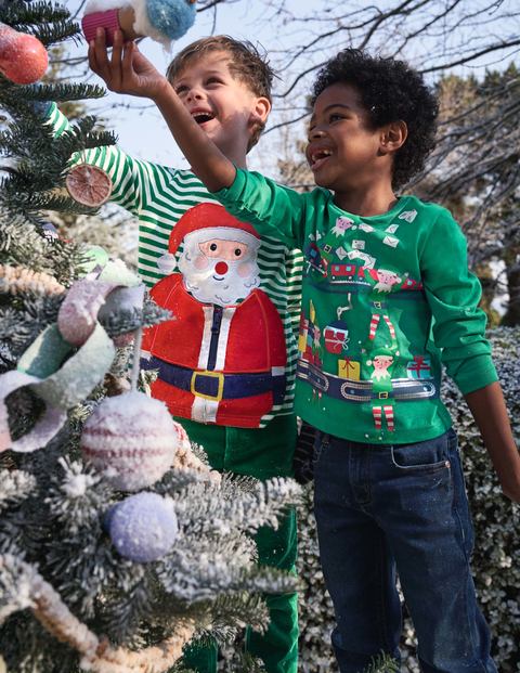 Christmas Deliveries T-shirt - Highland Green Elf Factory Christmas Deliveries T-shirt - Highland Green Elf Factory