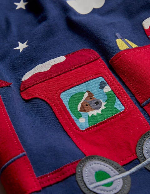 Fun Christmas T-shirt - Starboard Blue Santa Express Fun Christmas T-shirt - Starboard Blue Santa Express