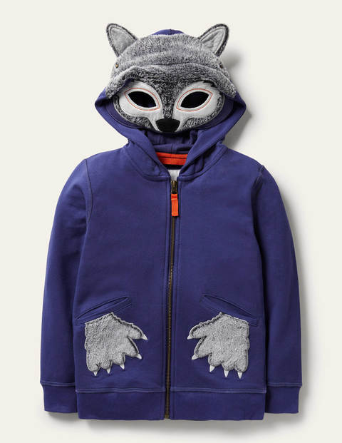 Fun Animal Hoodie - Starboard Blue Wolf Fun Animal Hoodie - Starboard Blue Wolf