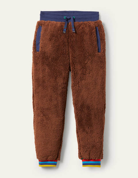 Bequeme Teddy-Jogginghose - Braun Bequeme Teddy-Jogginghose - Braun