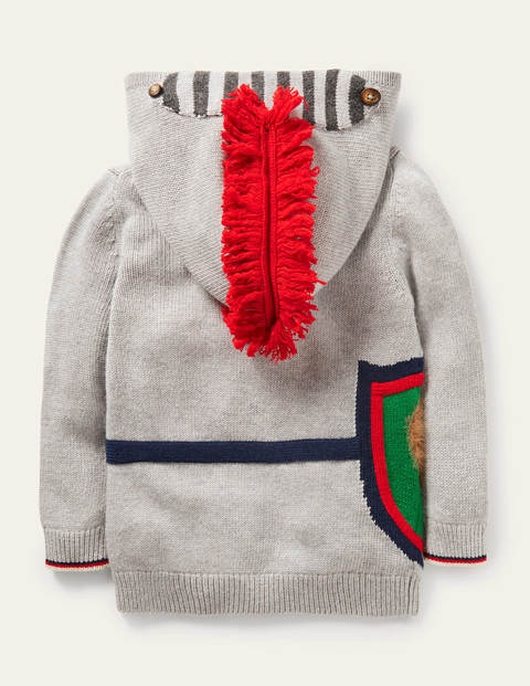 Knitted Knight Hoodie - Grey Marl Knight