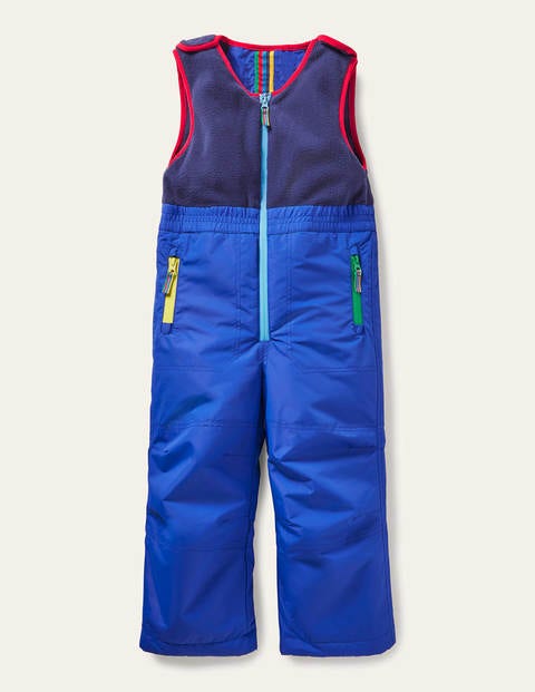 Waterproof Ski Salopettes - Brilliant Blue/College Navy Waterproof Ski Salopettes - Brilliant Blue/College Navy
