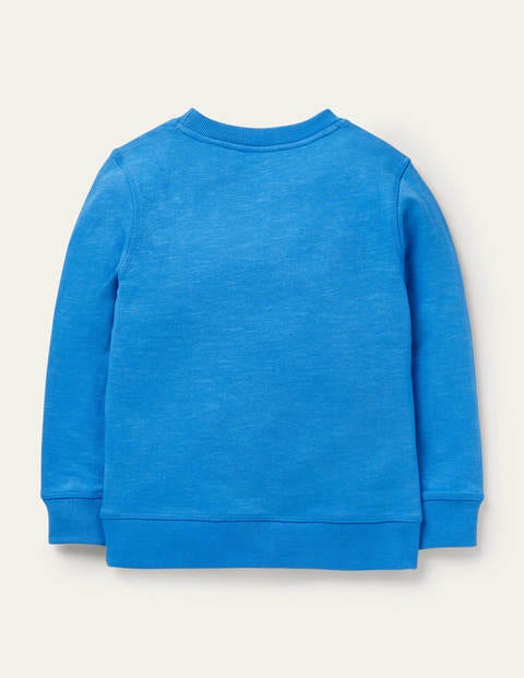 Superstitch Owl Sweatshirt - Elizabethan Blue Superstitch Owl Sweatshirt - Elizabethan Blue