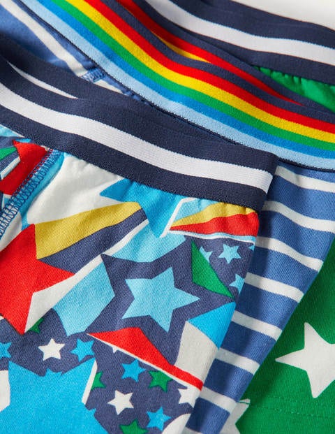 Jersey-Boxershorts im 3er-Pack - Bunt, Sterne Jersey-Boxershorts im 3er-Pack - Bunt, Sterne