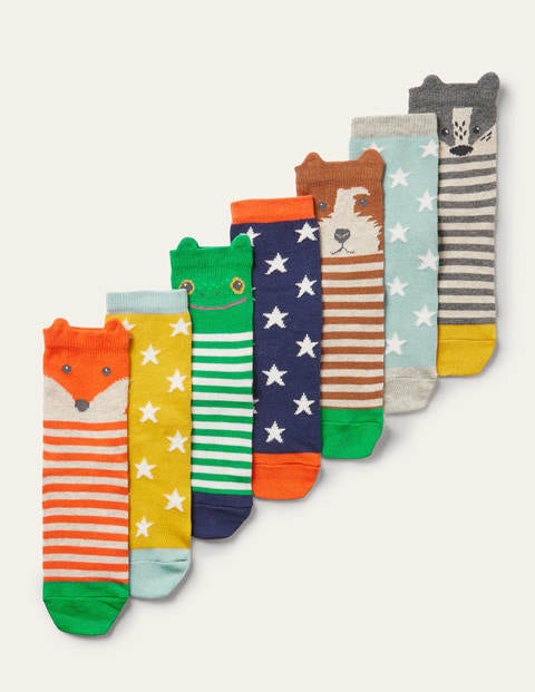 Box mit Socken im 7er-Pack - Waldfreunde Box mit Socken im 7er-Pack - Waldfreunde