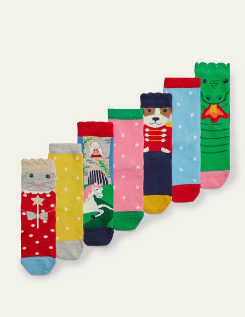7 paires de chaussettes - Dragons et châteaux 7 paires de chaussettes - Dragons et châteaux