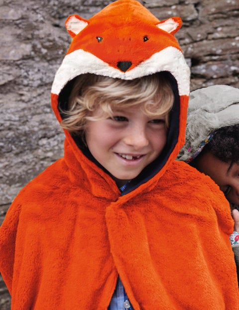 Cape aus Kunstfell zum Verkleiden - Mandarinenorange, Fuchs Cape aus Kunstfell zum Verkleiden - Mandarinenorange, Fuchs