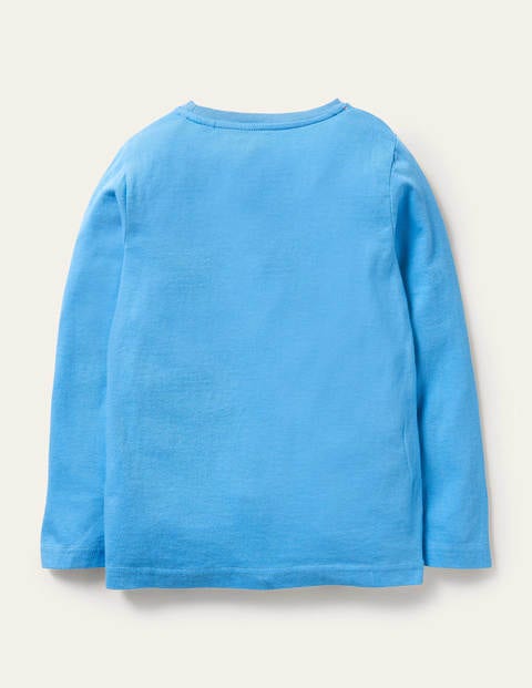 Lift-the-flap Arctic T-shirt - Surfboard Blue Ski Lift Lift-the-flap Arctic T-shirt - Surfboard Blue Ski Lift