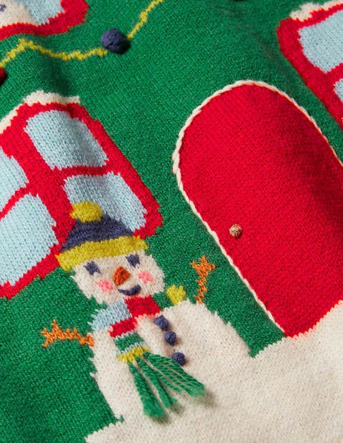 Festive Graphic Crew Sweater - Highland Green Sprout House Festive Graphic Crew Sweater - Highland Green Sprout House