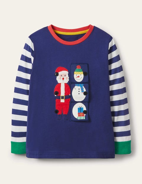 Festive Flipbook T-shirt - Starboard Blue Festive Festive Flipbook T-shirt - Starboard Blue Festive