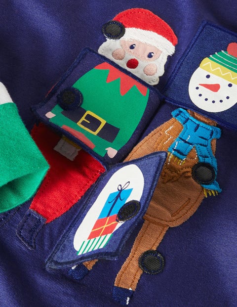 Festive Flipbook T-shirt - Starboard Blue Festive Festive Flipbook T-shirt - Starboard Blue Festive