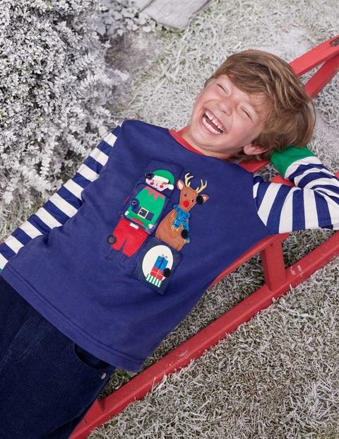 Festive Flipbook T-shirt - Starboard Blue Festive Festive Flipbook T-shirt - Starboard Blue Festive