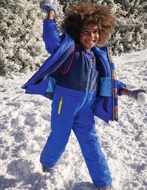 Waterproof Ski Salopettes - Brilliant Blue/College Navy Waterproof Ski Salopettes - Brilliant Blue/College Navy