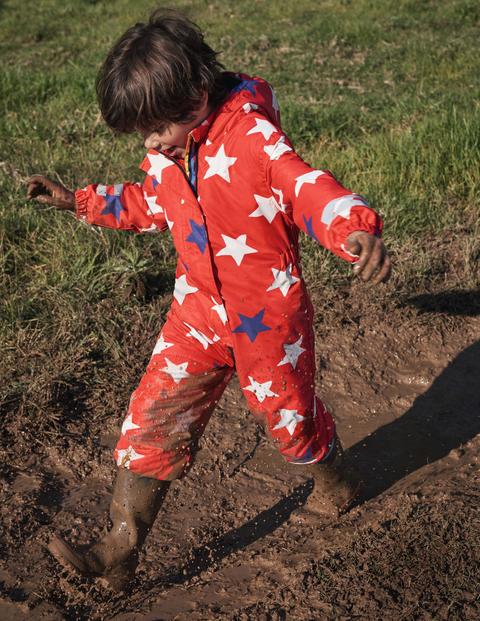 Waterproof Puddle Suit - Rockabilly Red Stars Waterproof Puddle Suit - Rockabilly Red Stars