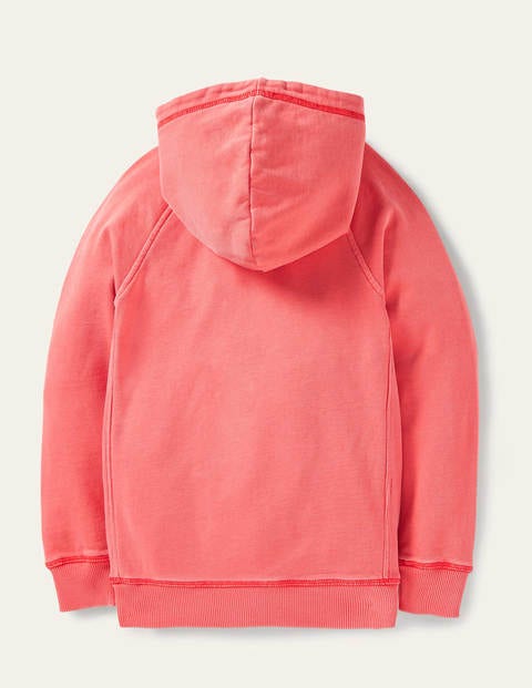 Garment Dye Hoodie - Strawberry Tart Red