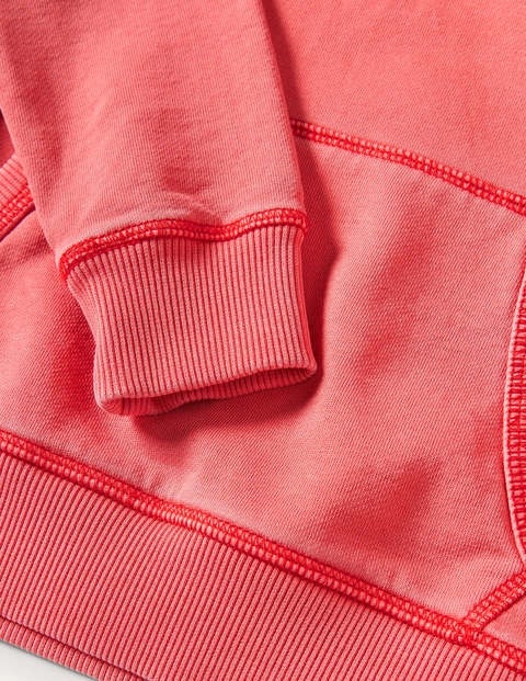 Garment Dye Hoodie - Strawberry Tart Red Garment Dye Hoodie - Strawberry Tart Red