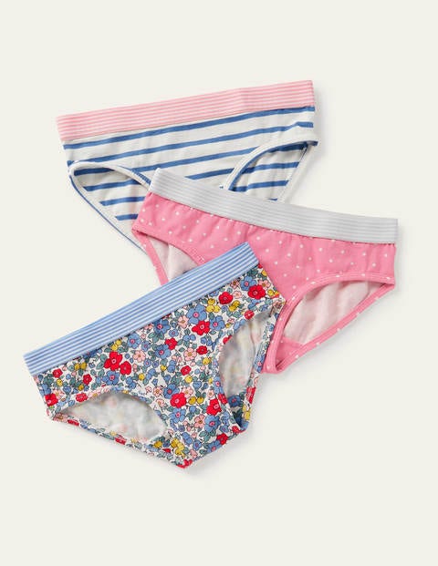 Underwear 3 Pack - Multi Floral Spot Underwear 3 Pack - Multi Floral Spot