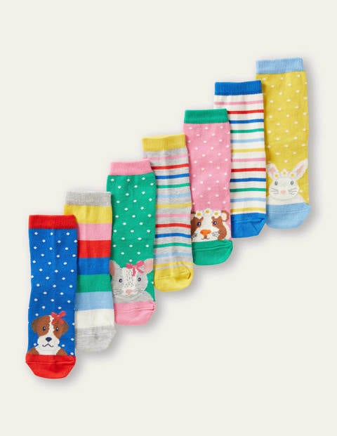 Sock Box 7 Pack - Multi Pets Sock Box 7 Pack - Multi Pets