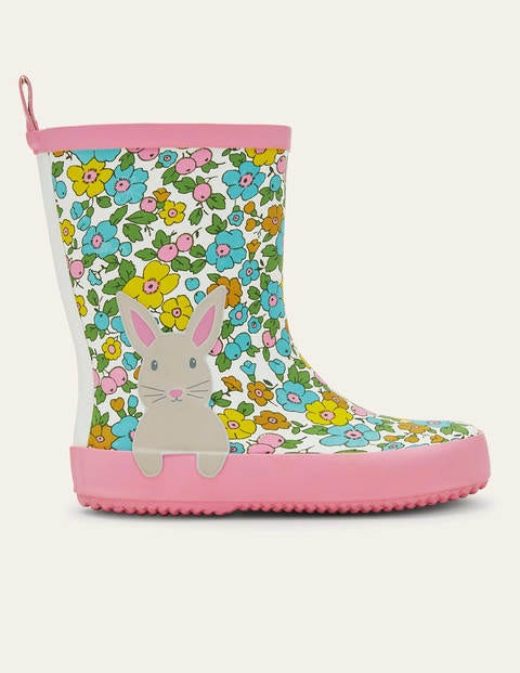 Fun Wellies - Floral Bunny Fun Wellies - Floral Bunny
