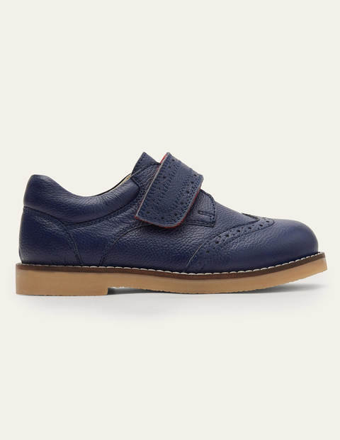 Leather Shoes - College Navy Leather Shoes - College Navy