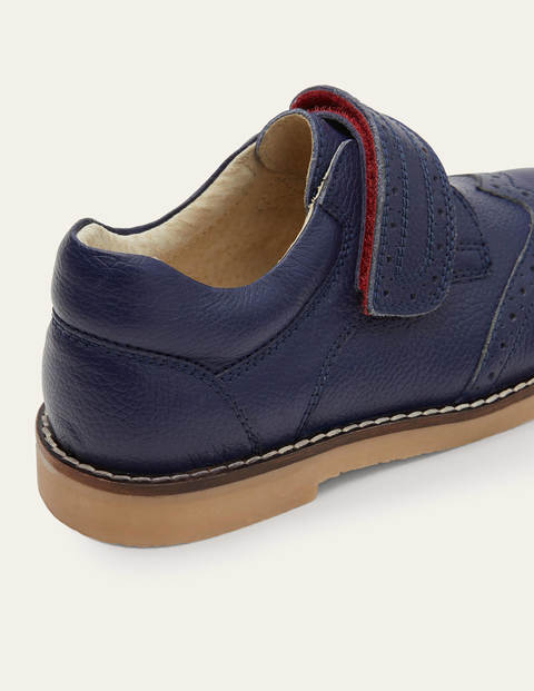 Leather Shoes - College Navy Leather Shoes - College Navy