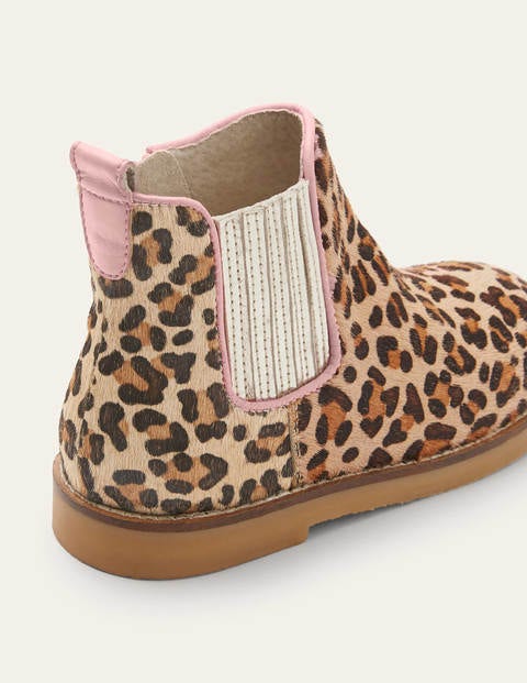Leather Chelsea Boots - Leopard Leather Chelsea Boots - Leopard